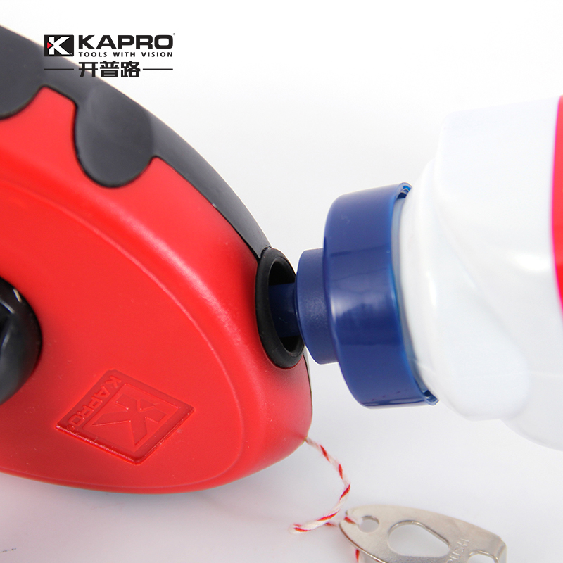 KAPRO划线器墨斗粉斗213-30米开普路/嘉宝以色列手动弹线收线器：装修神器，精准划线的秘密武器！