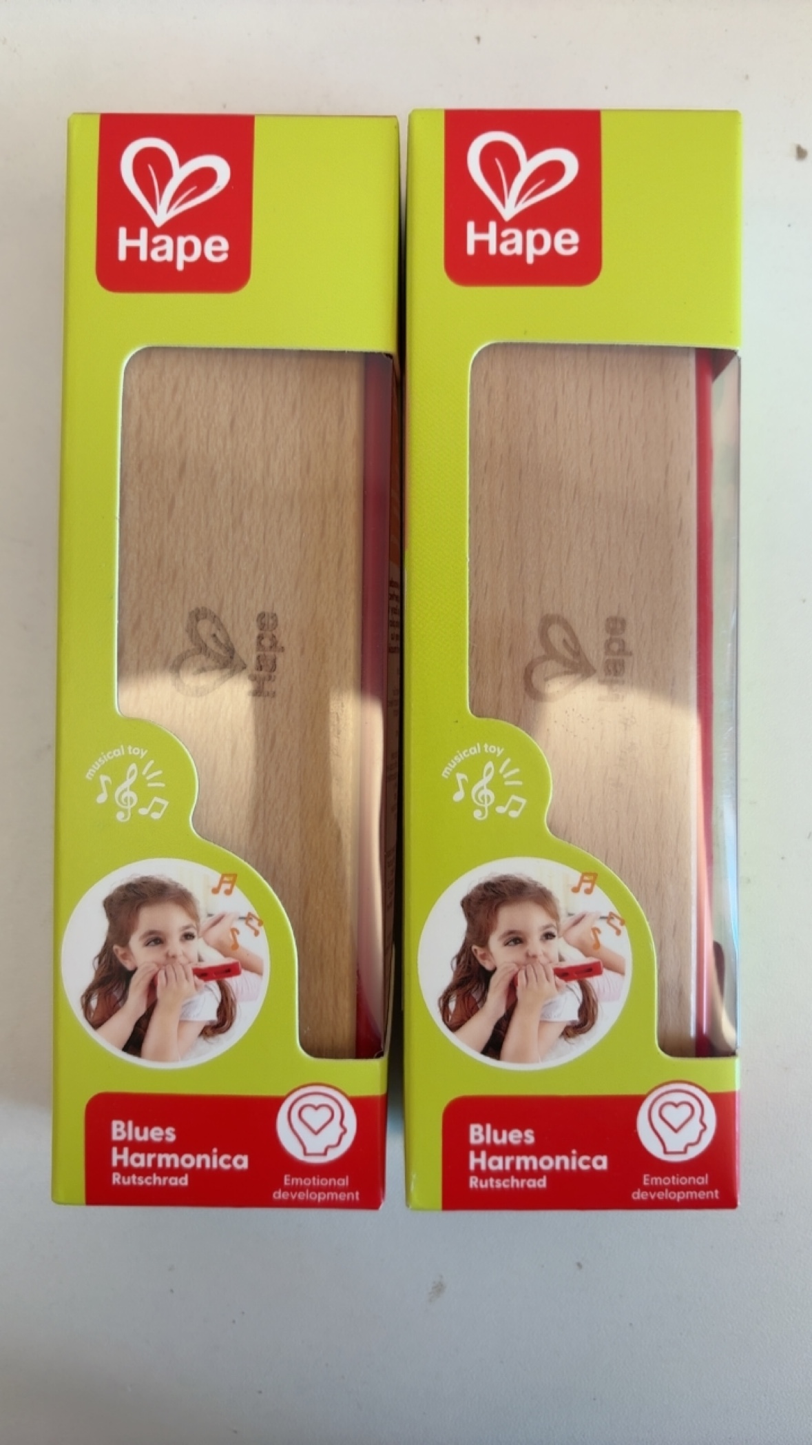 Hape布鲁斯顺音阶口琴：孩子的音乐启蒙神器，环保安全无味木制