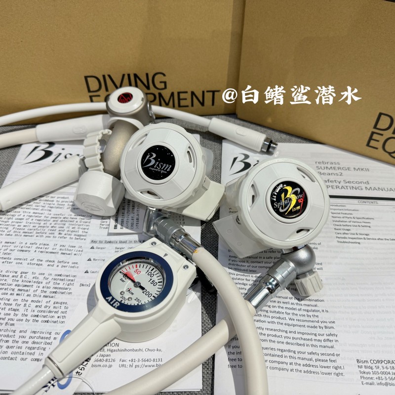 日本BISM限量版双钛潜水调节器：深海探险必备神器！✨