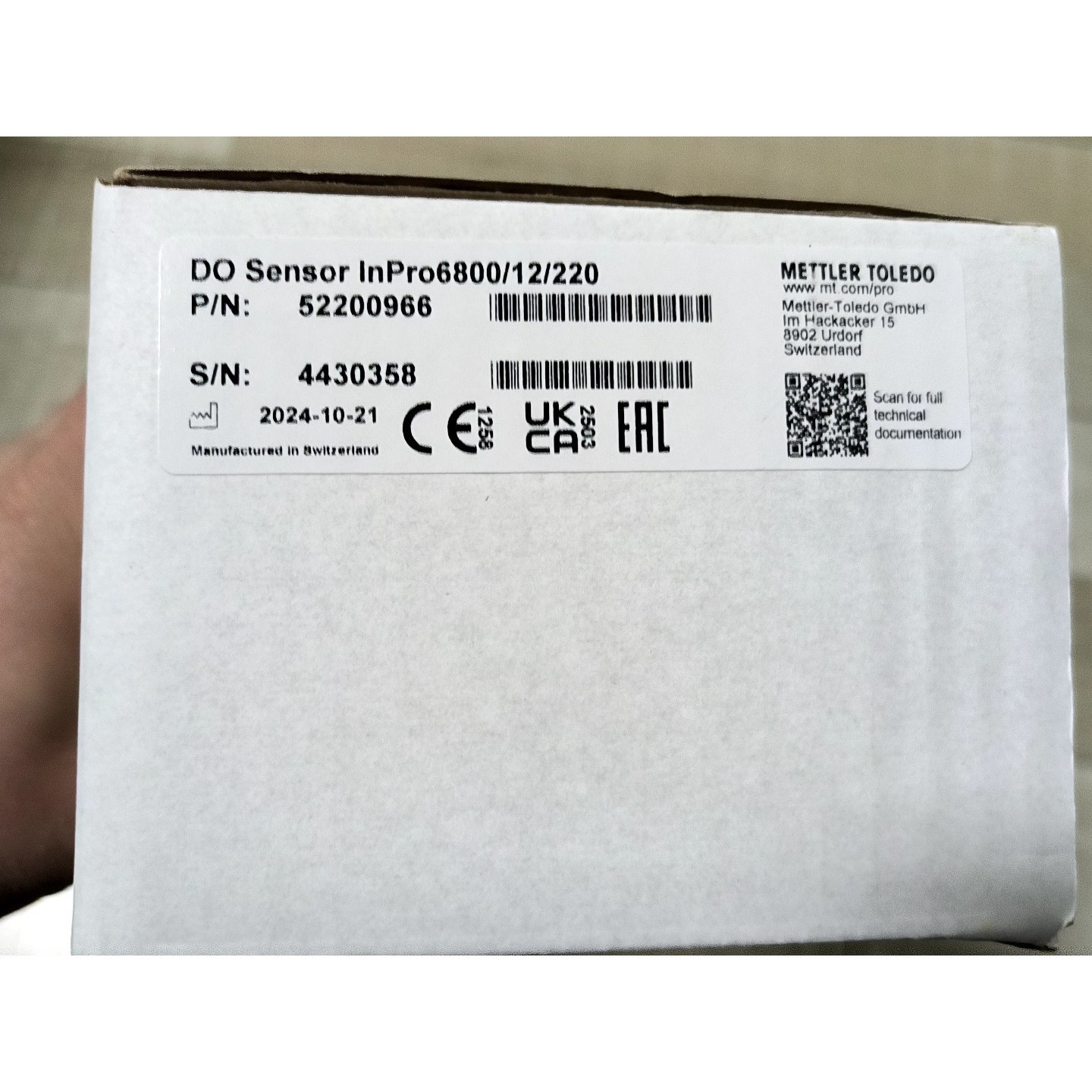 梅特勒托利多inpro6800/12/220：实验室必备神器，精准测量不再难！✨