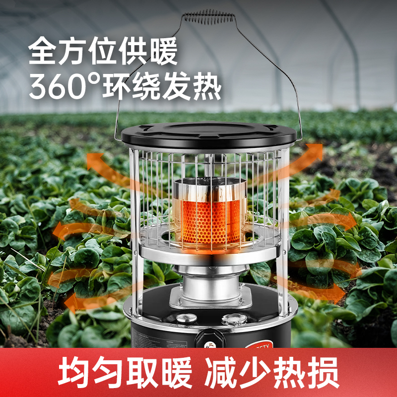 新型增温炉大棚增温取暖器：冬季蔬菜温室取暖新选择！