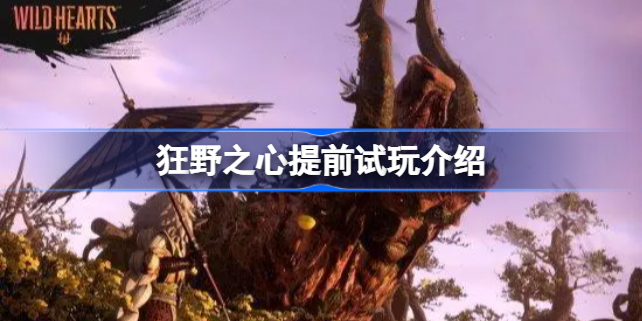 狂野之心怎么提前试玩的 狂野之心提前试玩多久