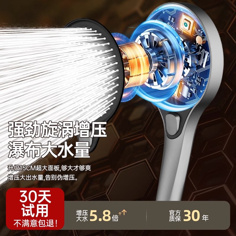 【下单立减50】全新升级大流量防缠绕防爆淋浴花洒，浴室焕新必备神器！