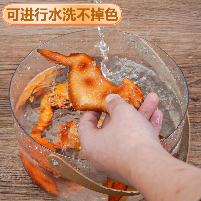仿真奥尔良鸡腿鸡翅模型！儿童玩具+装饰神器，萌到心化