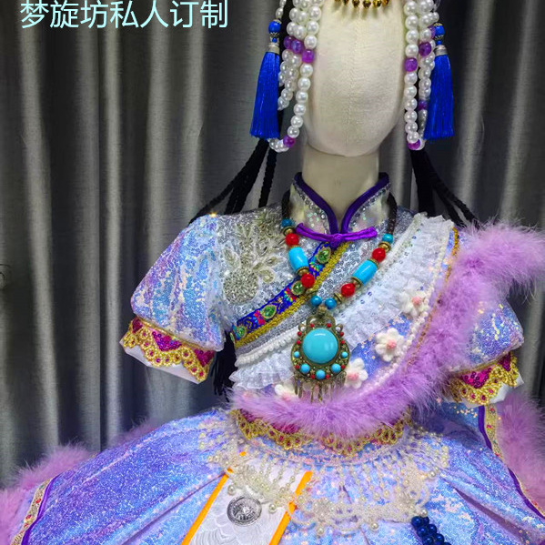 男款藏族舞服太绝了！艺考/演出必备，民族风拉满