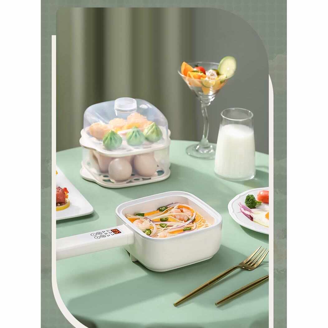 日本进口品质早餐机：定时自动断电，多功能煎蒸蛋器，迷你单人宿舍必备神器！