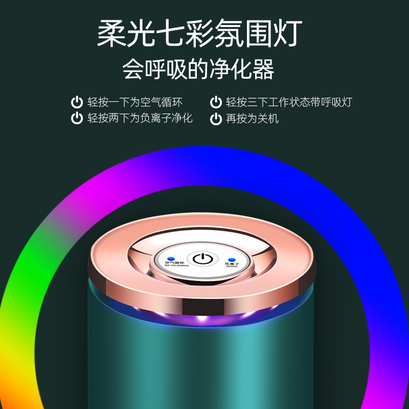 车载空气净化器：守护车内呼吸，去甲醛、除烟味、宠物异味全搞定！