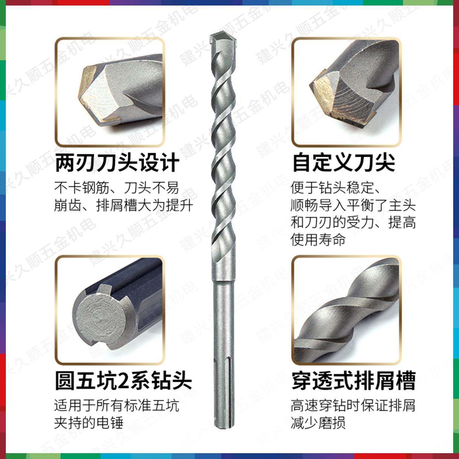 非标电锤钻头博士GBH5-38D：轻松搞定混凝土穿墙，500mm深度无压力！