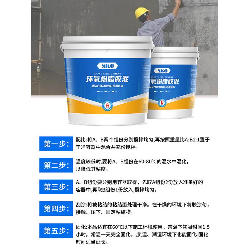 环氧树脂胶泥：建筑修复界的超级英雄，修补混凝土缺陷不再是难题！️