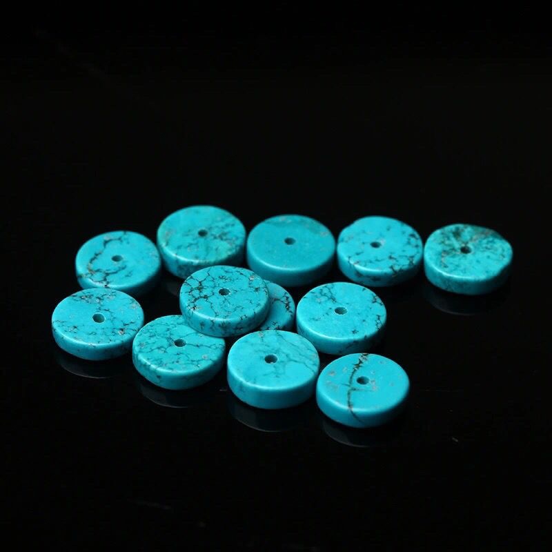 原矿绿松石鼓珠：复古时尚，点缀你的生活美学