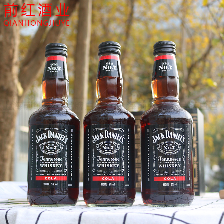 整箱杰克丹尼可乐威士忌预调酒Whiskey Cola330ml：畅饮新体验，尽享微醺快感！