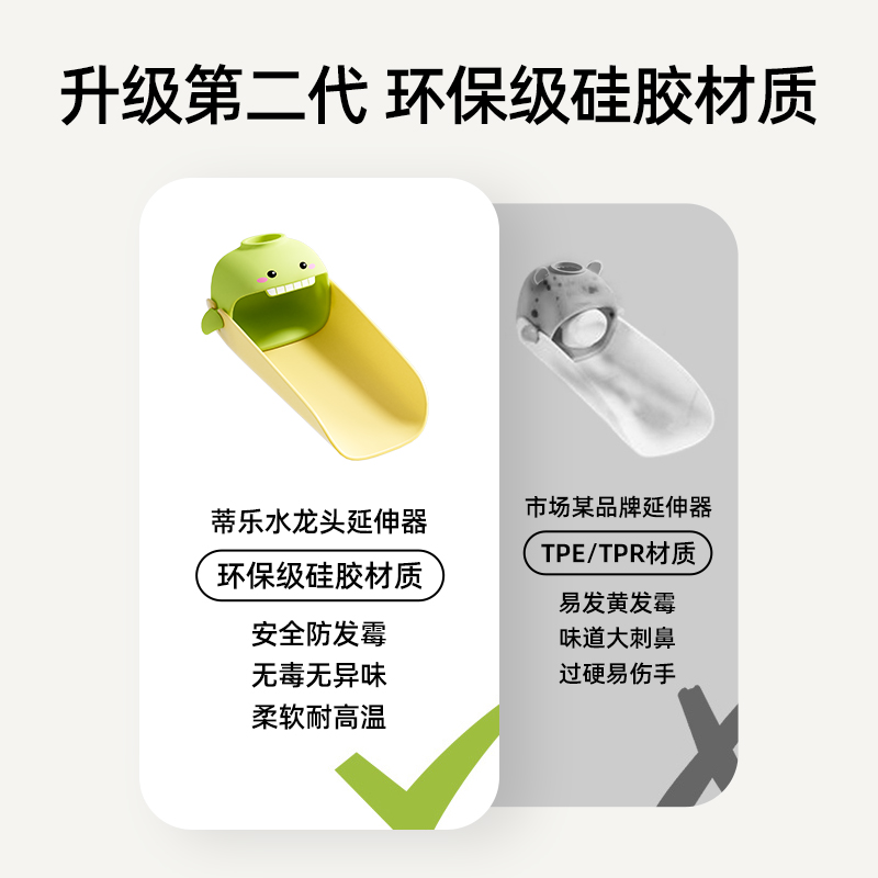 蒂乐水龙头延伸器：宝宝洗手神器，告别水花四溅！