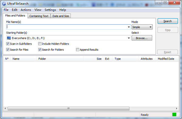 UltraFileSearch(文件查找工具)v3.8.0.14197绿色版