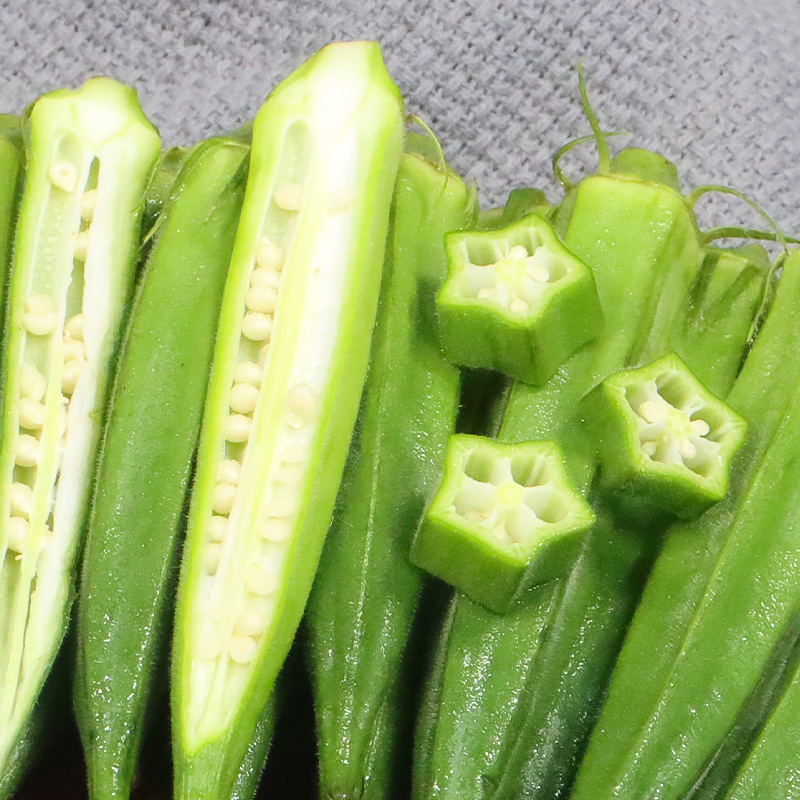 沈佳农有机秋葵：当季新鲜，一口咬下满满的自然滋味！