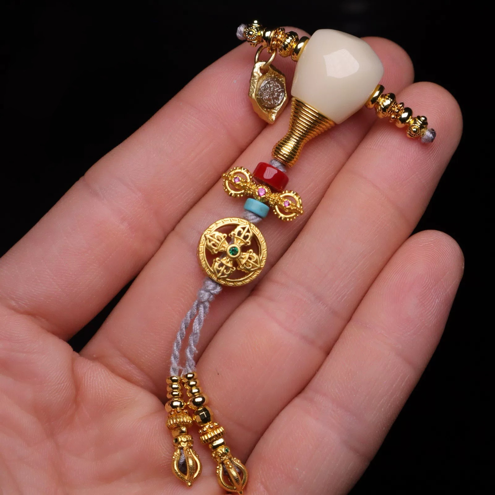 天然雪巴白琉璃古法金三通套装组合佛头金刚菩提108长串：如何选择你的专属禅意配饰？