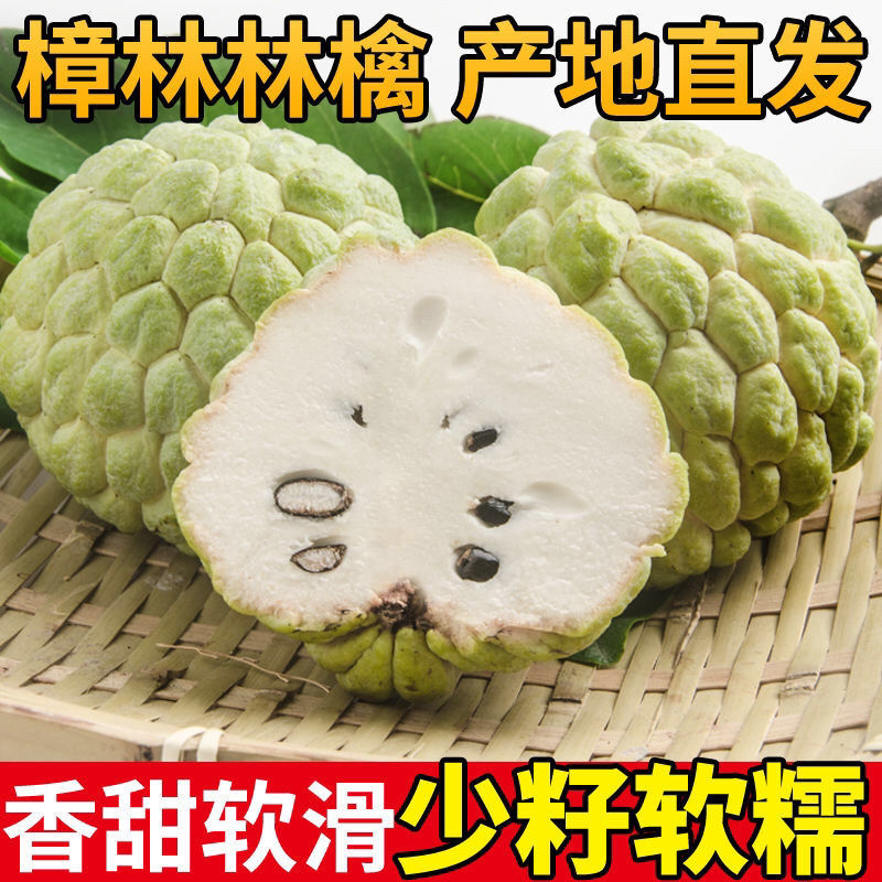 潮汕本地林檎大目释迦果：解密神秘水果界的“牛奶释迦摩尼果”！