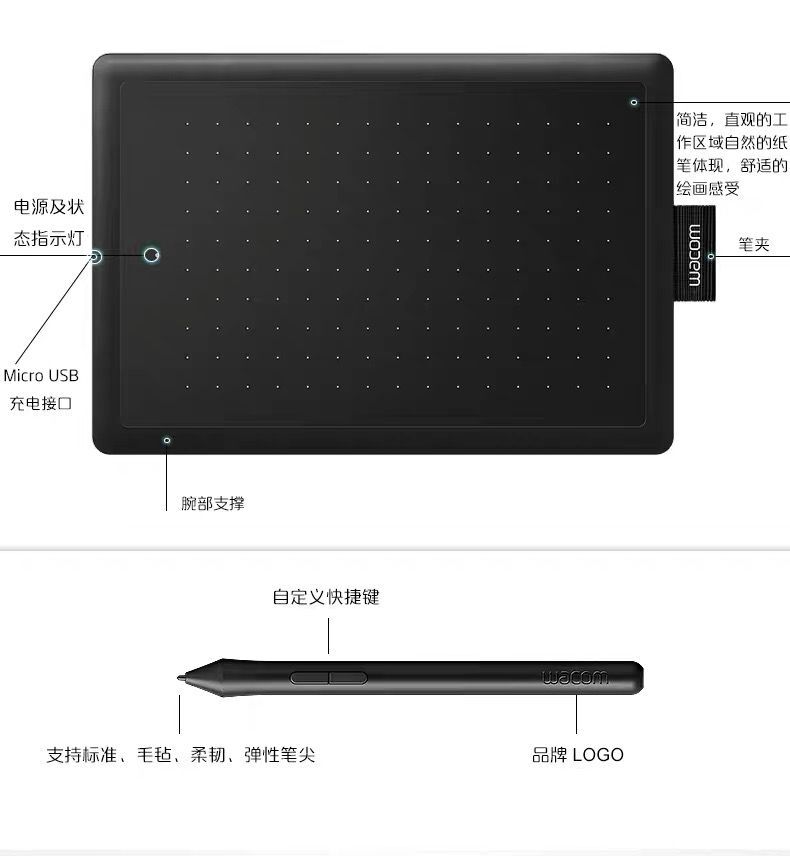 Wacom CTL-472 数位板：创意绘图新伙伴，解锁你的艺术潜能