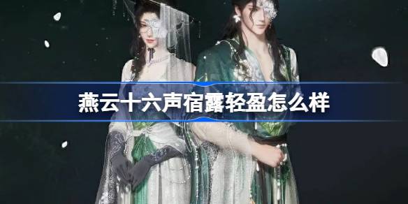 燕云十六声宿露轻盈怎么样 燕云十六声宿露轻盈时装一览