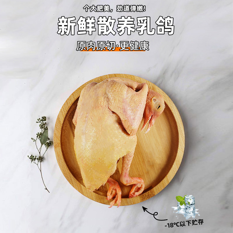顺丰包邮农家散养鸽子：10只装土鸽子生鲜，吃出健康好滋味！