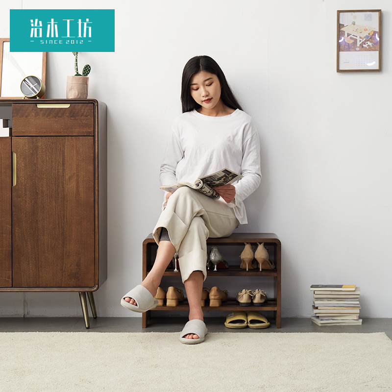 北欧全实木长条凳：轻松拥有简约北欧风，打造温馨家居氛围！