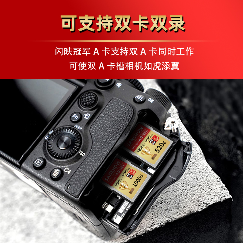 索尼CFA存储卡Type-A：专业摄影必备，FX6/FX3/A7S3/a7m4的完美搭档！