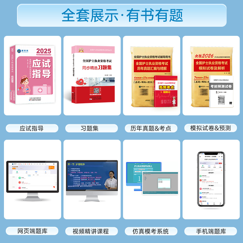 【含视频课程】2026年全国护士资格证考试攻略：备考秘籍，轻松通关！