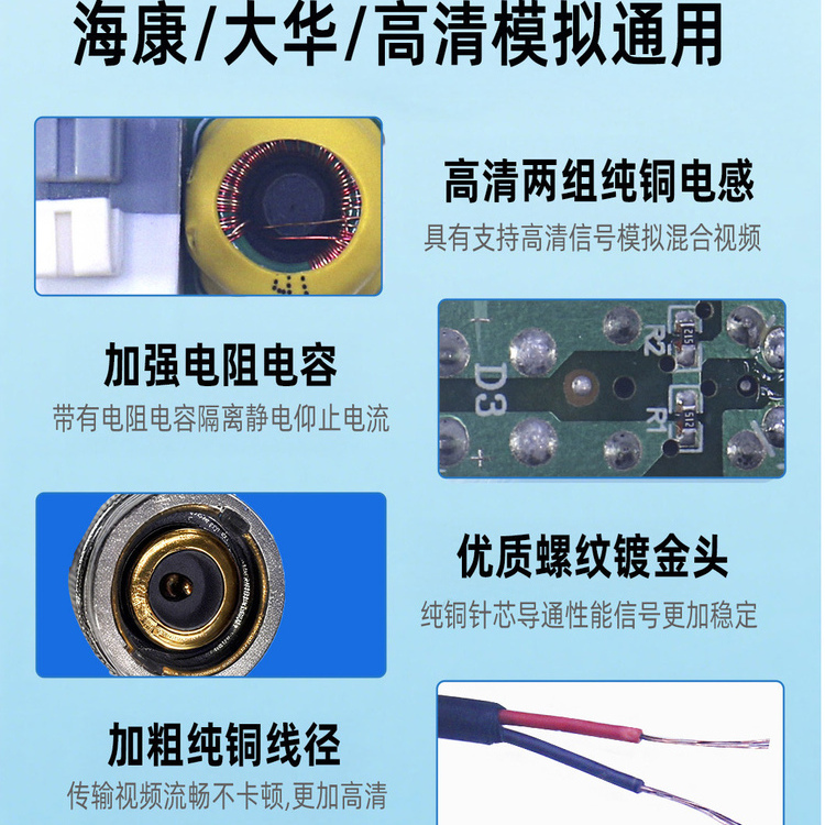 方形AHD同轴高清500万监控器摄像头：守护安全的智能方块！️