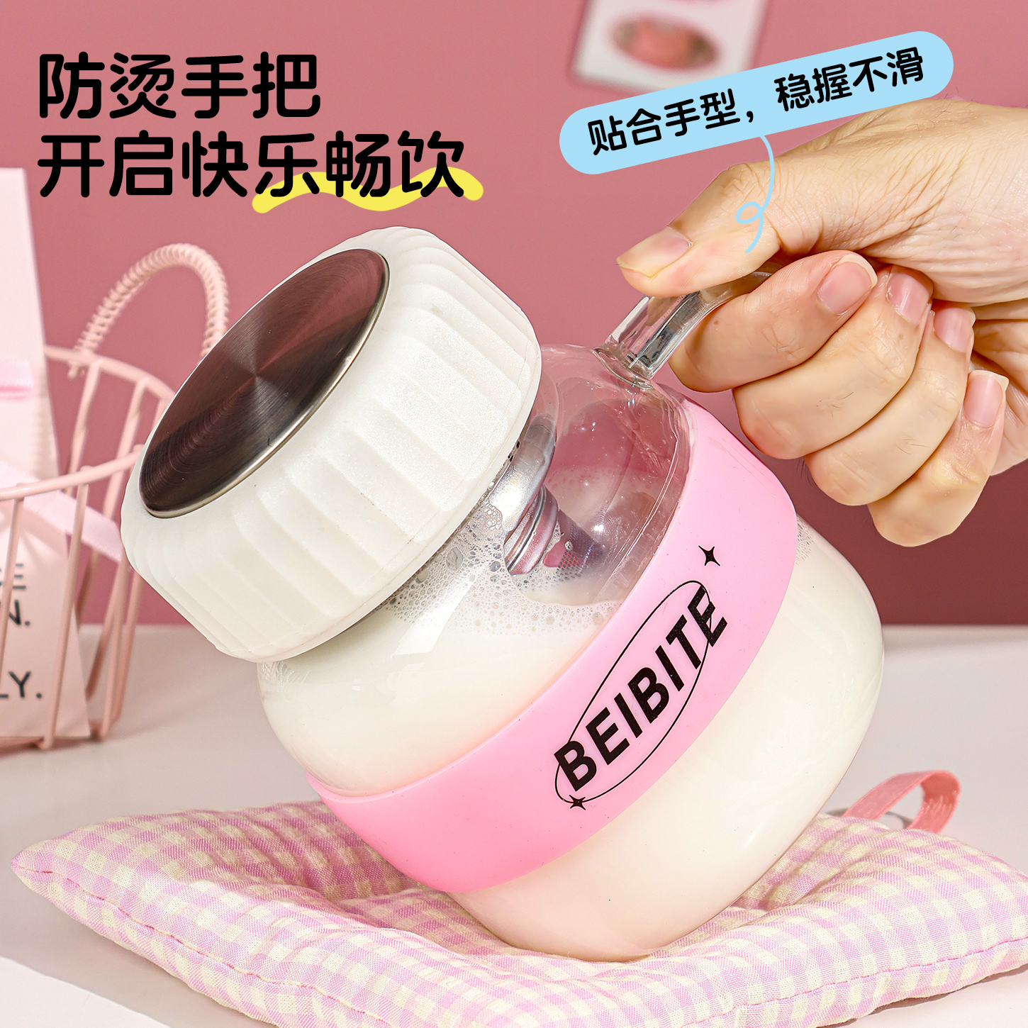 复古做旧铁艺把手杯子：文艺范儿摄影道具，打造梦幻复古氛围！