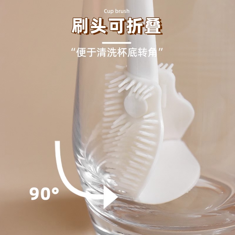 硅胶便携奶瓶刷：宝宝出行必备神器，妈妈们的安心之选！