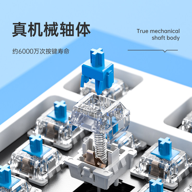 狼蛛F2088有线机械键盘，究竟有何亮点？