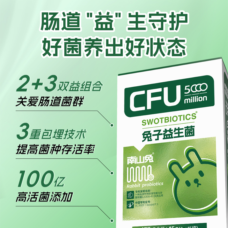 宠物兔专用益生菌粉，告别拉水便，让侏儒兔肠胃无忧！✨