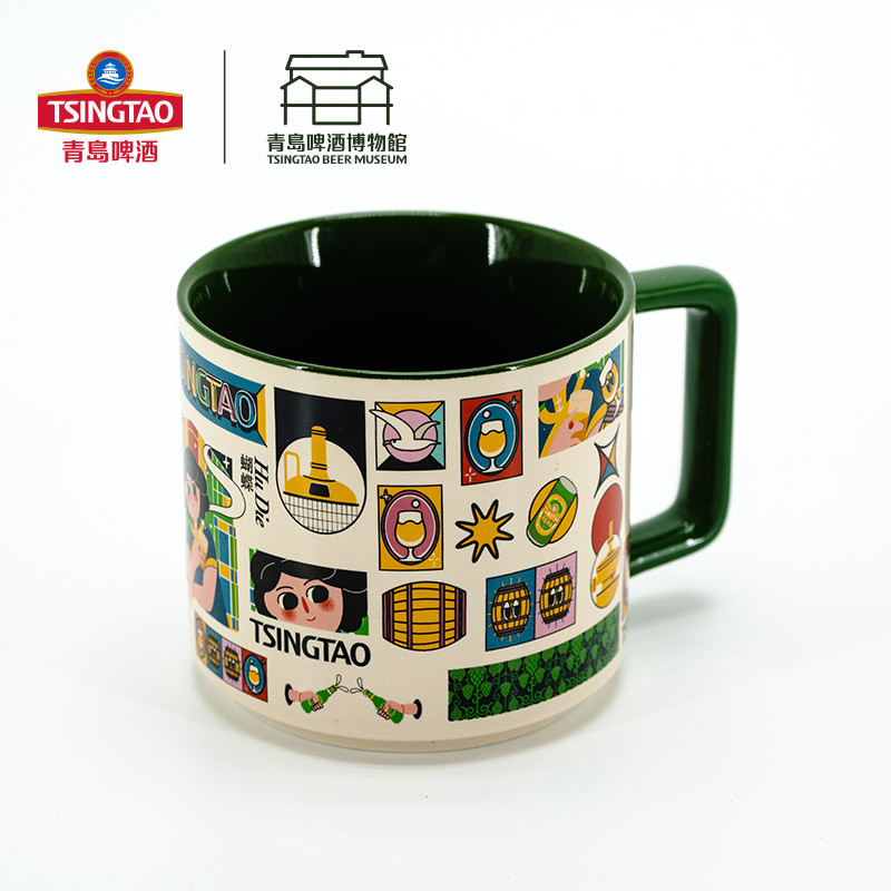 青岛啤酒博物馆蝴蝶姐姐马克杯：文创界的“醉”美蝴蝶效应
