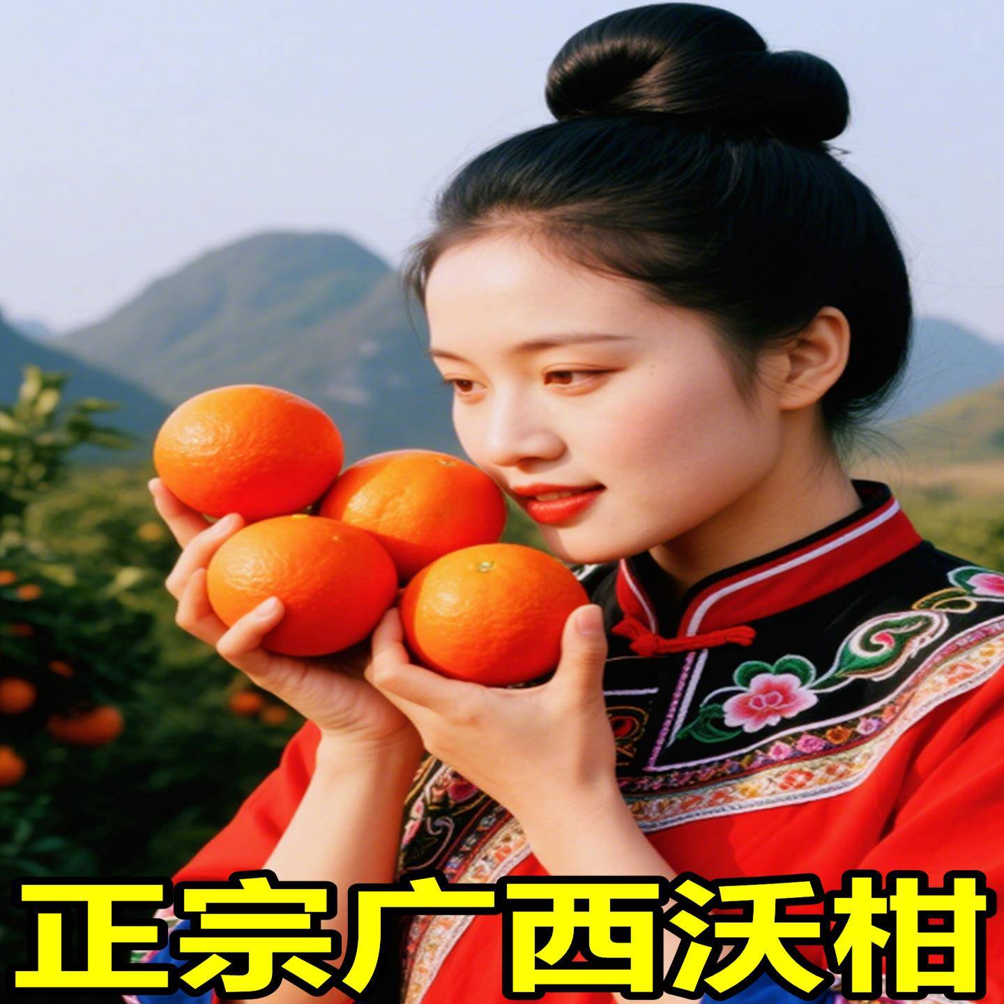 正宗广西沃柑：当季新鲜，甜蜜多汁，一口爆汁的砂糖皇帝蜜橘！