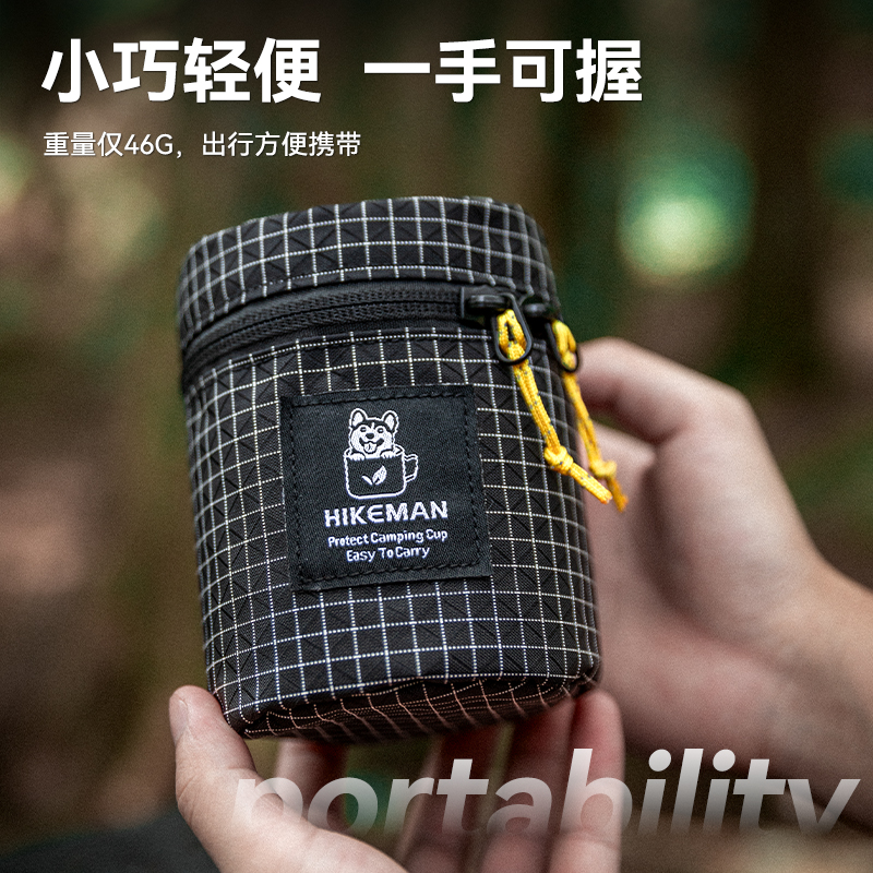 户外达人必备！憨客多功能收纳包：钛杯、水杯、露营灯、茶具收纳全搞定！