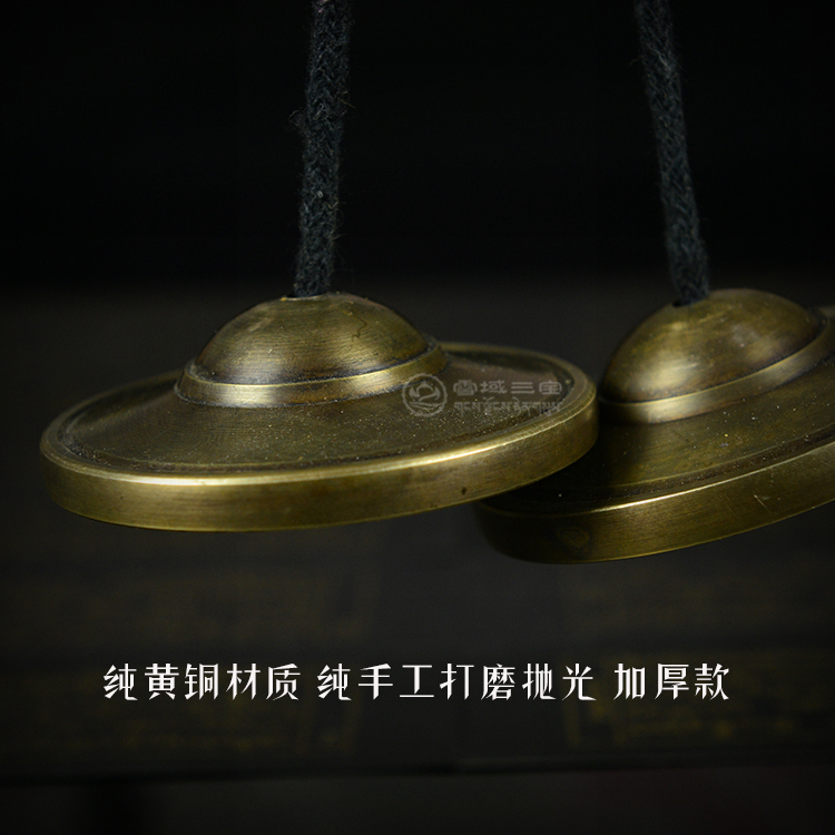 纯黄铜碰铃，乐队剧团必备神器，敲响你的音乐梦想