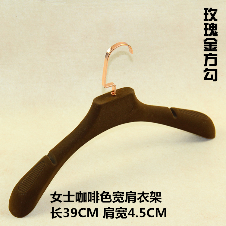 定制Logo无痕防滑绒面直播间婚纱婚礼新郎新娘礼服衣架，服装店网店的秘密武器！