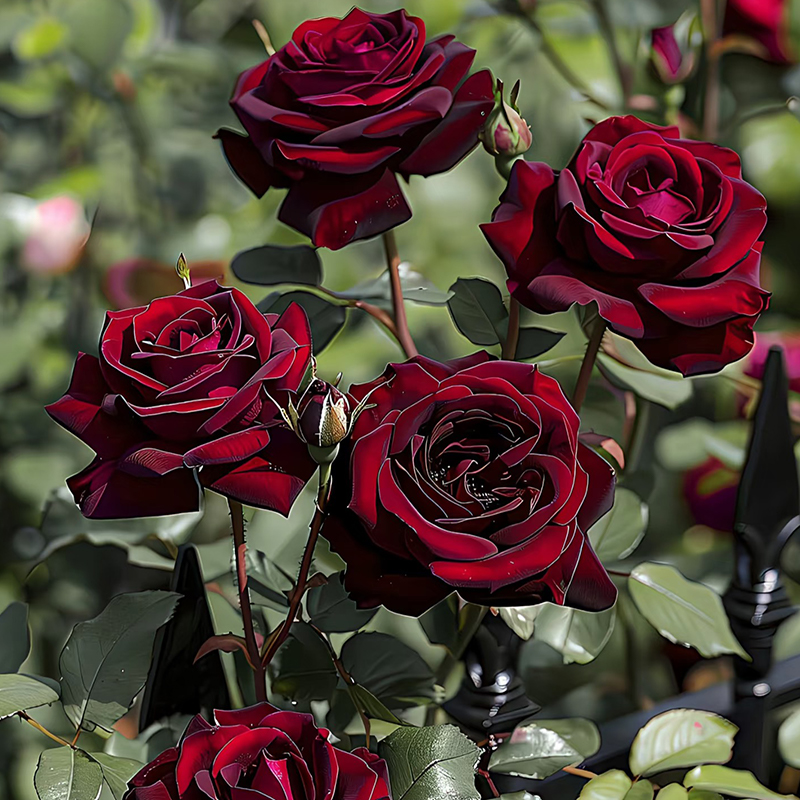 黑巴克月季黑玫瑰：神秘花园里的黑色魅影，如何让它在家绽放？