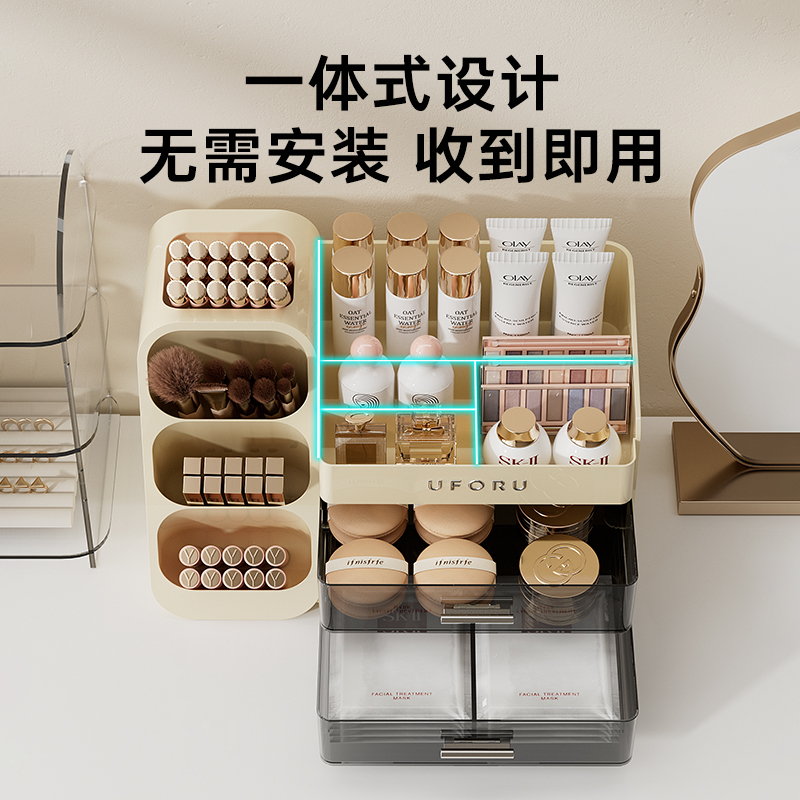 口红收纳盒大揭秘：透明高级感防尘，打造完美化妆台必备神器！✨