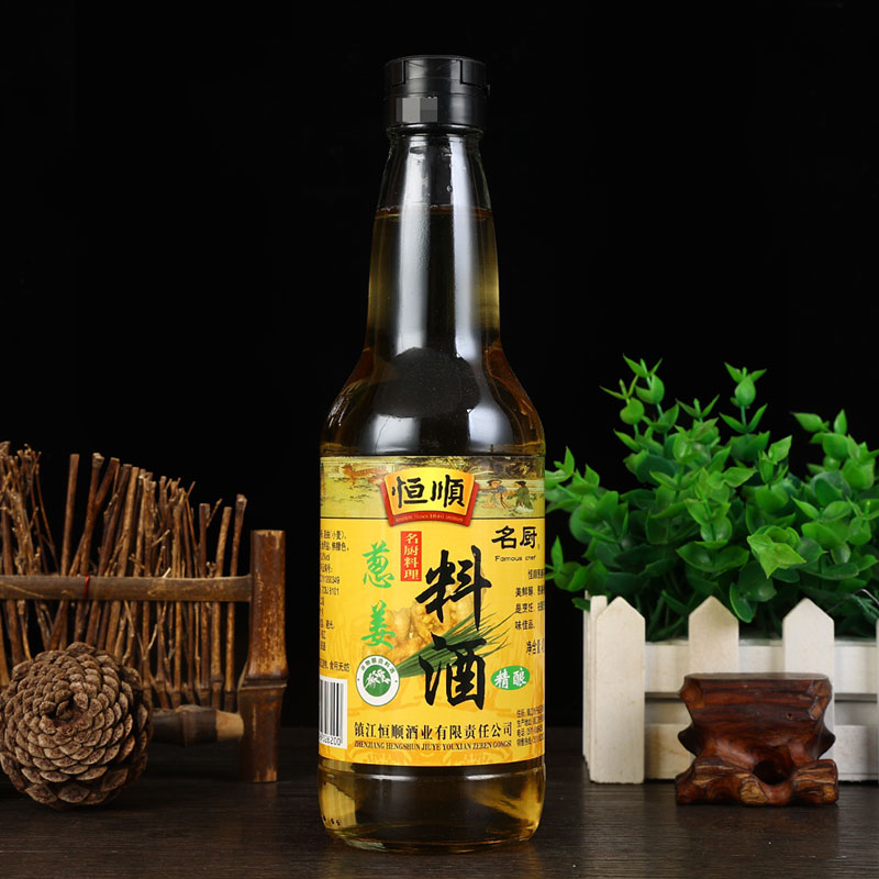 镇江恒顺葱姜料酒：厨房调味神器，480ml*12小瓶装整箱家用去腥除膻提鲜必备！
