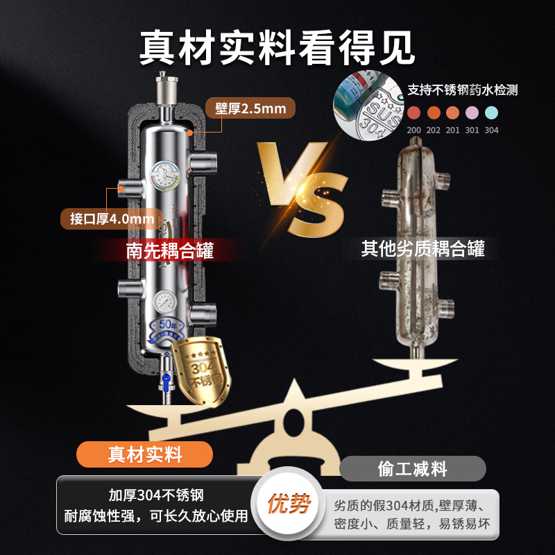 别墅专用水力分压器混水罐去耦罐泵站耦合罐新界水泵：打造完美家庭供水系统指南