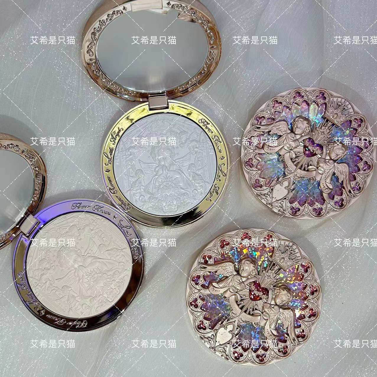 花知晓彩窗小天使浮雕高光！水光感提亮神器，素颜也能发光✨