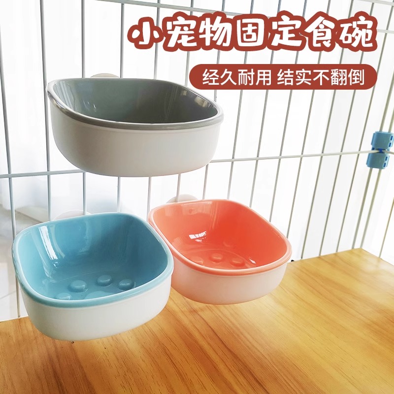 糖豆食盆兔子悬挂食槽：宠物兔、荷兰猪的美食天堂！
