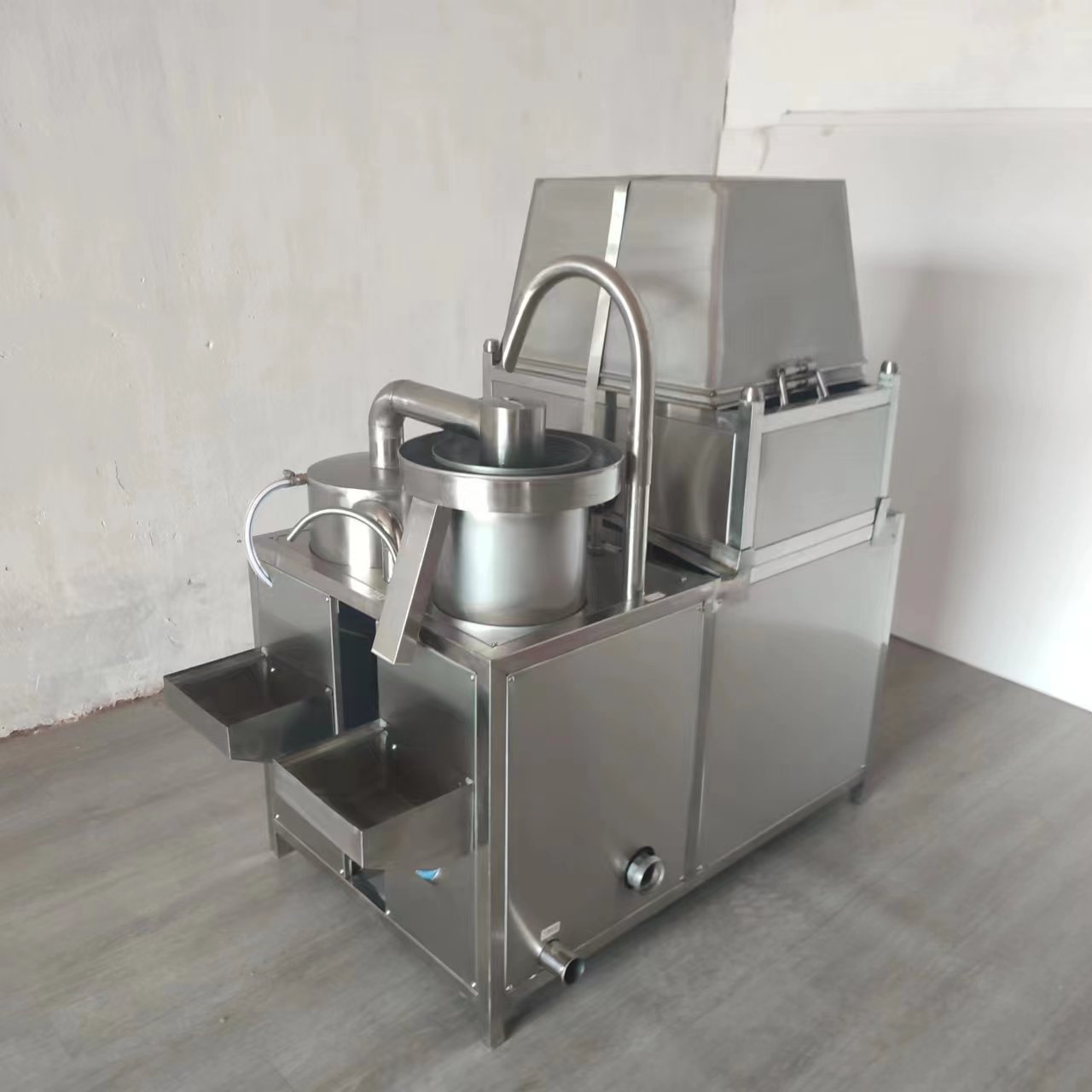 全自动大型洗米机：食堂学校的五谷杂粮淘洗神器！