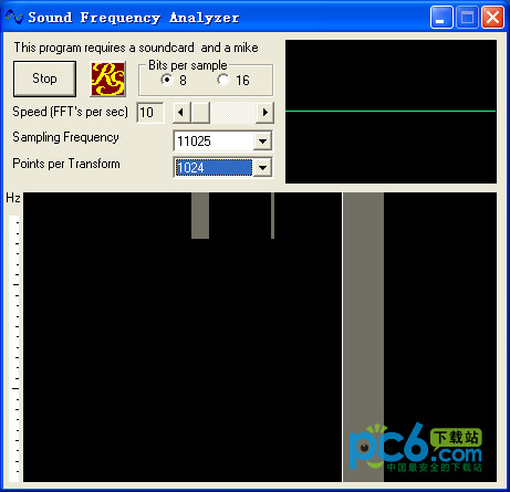 音频分析器(Sound Frequency Analyzer)1.0绿色版
