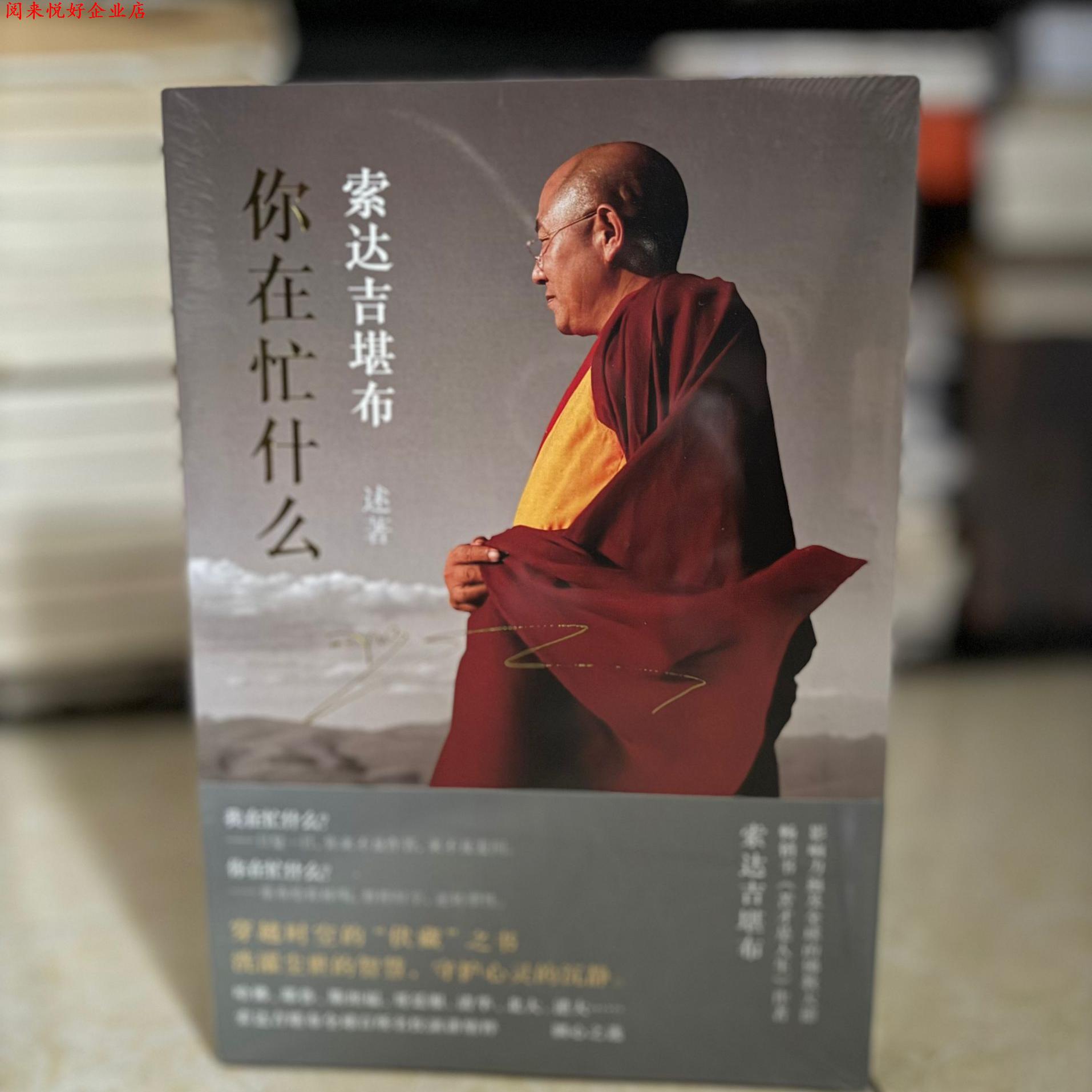 【原装正版全新有塑封】索达吉《你在忙什么》9787513905855：忙碌生活中的心灵解药