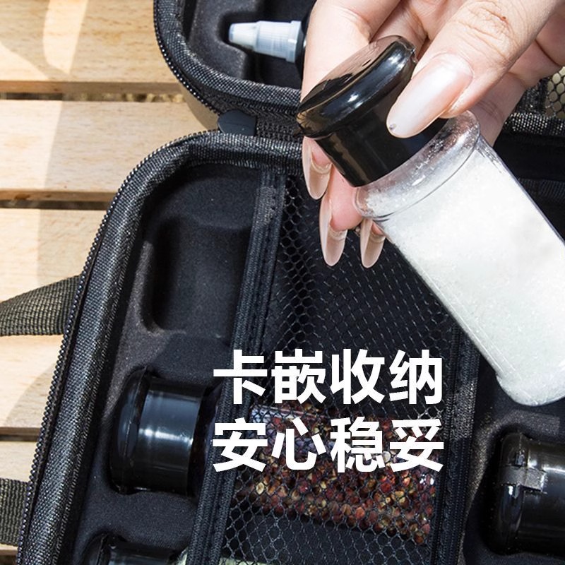 户外探险必备！便携调料盒，让你的野餐露营更美味！️