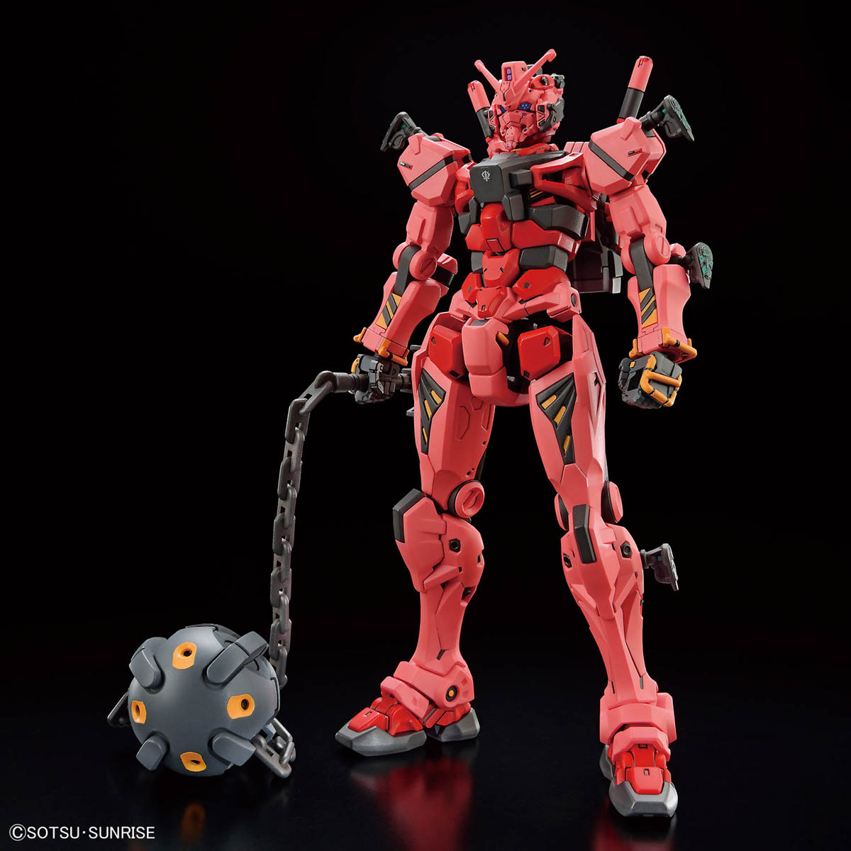 现货万代 HG 1/144 GQuuuuuuX 红色高达拼装模型，军警扎古夸克斯，收藏控必入
