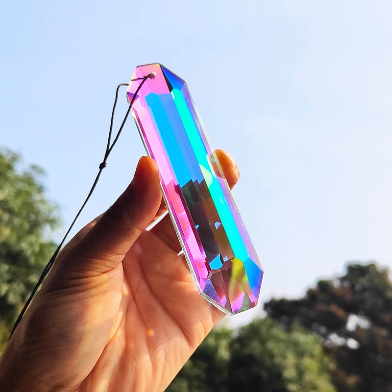 太阳捕手粉色爱心水晶：捕捉彩虹的魔力，点亮孩子的梦幻空间✨