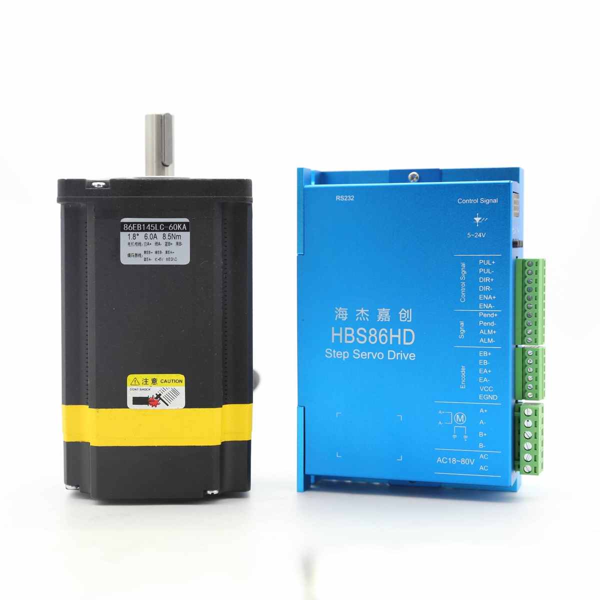 86闭环步进电机真香预警！5Nm/8.5Nm/12.5Nm全都有，数显驱动+刹车抱闸太香了！