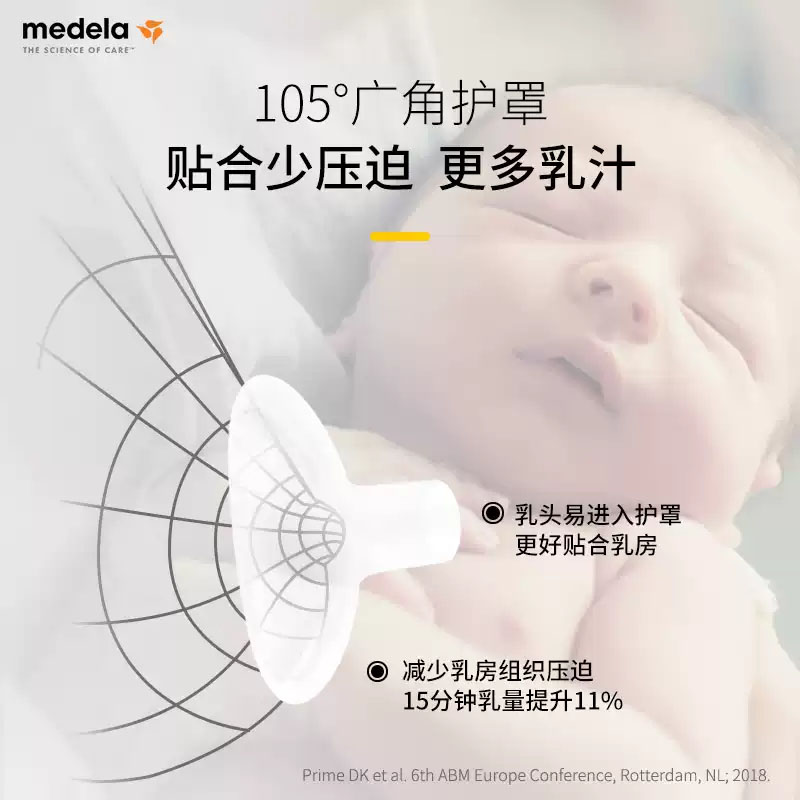 美德乐心韵吸奶器配件原装正品喇叭罩吸乳护罩：妈妈们的必备神器，解锁哺乳新姿势！